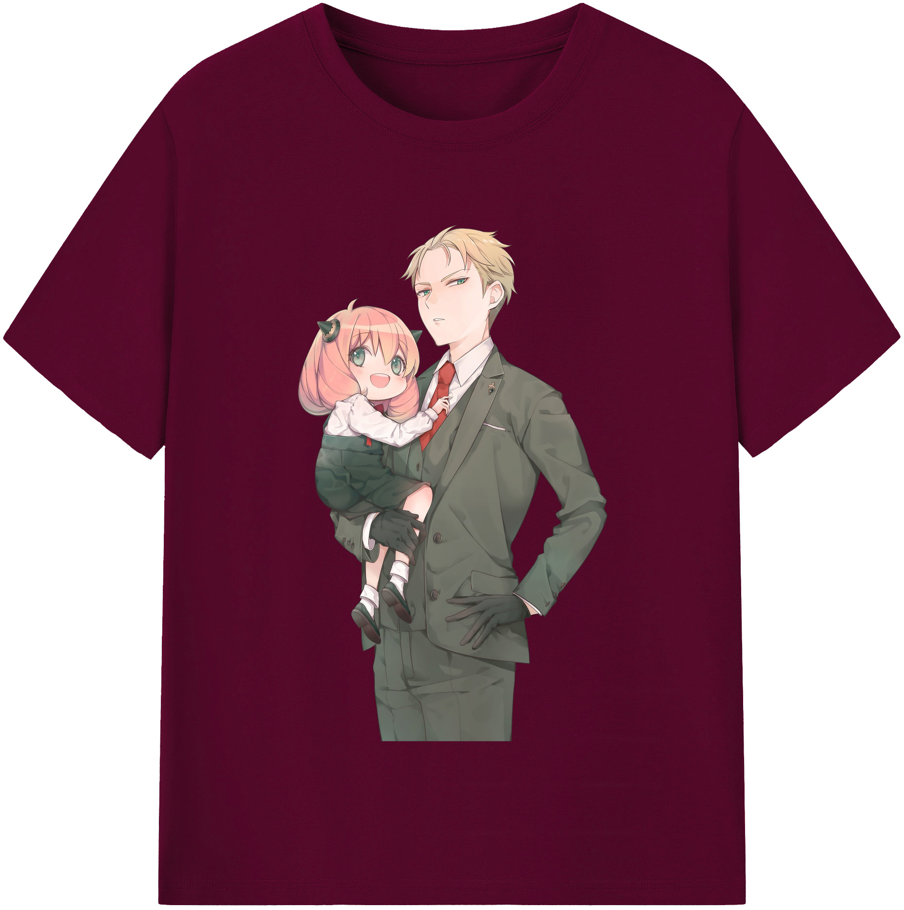 （画像用） SPY×FAMILY间谍家家酒 レディースカジュアルプリントTシャツ（綿100％）